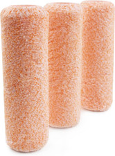 Paint Roller Covers 9 Inch - Woven Microfiber Roller Sleeves for Wall, Floor Pai