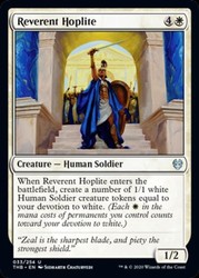 Reverent Hoplite #33 Theros Beyond Death THB Uncommon MTG
