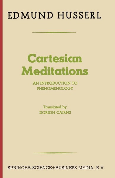 Edmund Husserl | Cartesian Meditations | Taschenbuch | Englisch | Xii | Springer-image