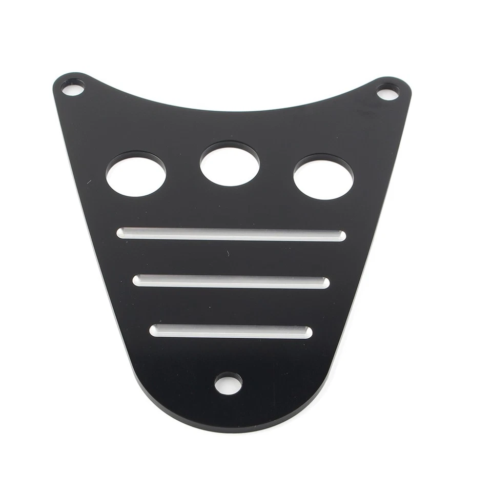 Cubierta de placa de tablero delantero negra para Kawasaki Vulcan 1500 VN1500 1996-07 aluminio Foto 2 de 4