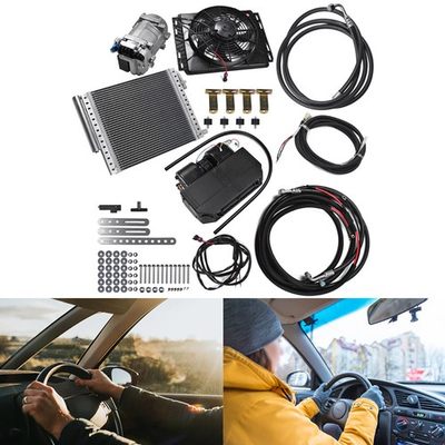 #ad #ad 12V Coolamp;Heat A C Kit Auto DC Universal Underdash Electric Air Conditioning NEW $504.99