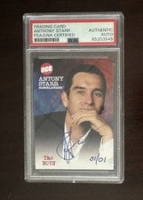 2020 The Boys Homelander Antony Starr Auto One of One 1/1 PSA Signed Authentic