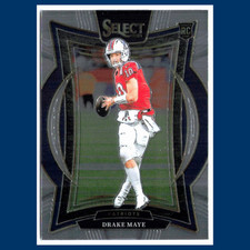 Drake Maye Rookie #27 2024 Panini Select New England Patriots Football Card NFL