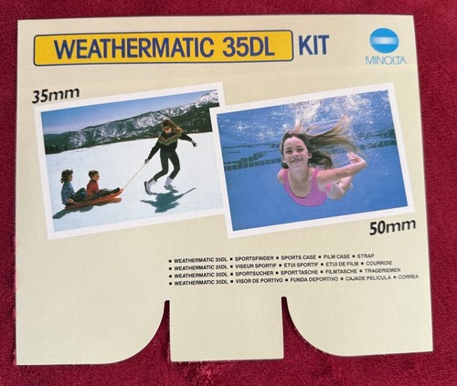 Minolta Weathermatic 35DL unbenutzt OVP 35mm Waterproof Camera Vintage Rare - Bild 21 von 21