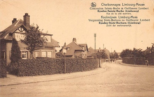 België - EISDEN (Limb.) Steenkoolmijn - Zicht der werkmanswijk - Société Anonyme - Picture 1 of 2