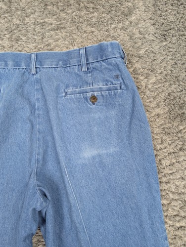 Haggar Straight Leg Jeans Herren Größe 36x30 Blau Baumwolle Vintage - Bild 16 von 18