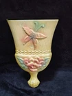 Vintage Hull Pottery YELLOW Sunglow Whisk Broom Wall Pocket USA 82 - 8.25"