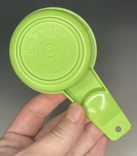 Vintage Tupperware 1970s Green Measuring Cup Single  1/3  Third  Cup Nesting