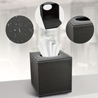 Modern Tissue Box Square Plastic Tissue Box Holder | Sleek Modern Design White