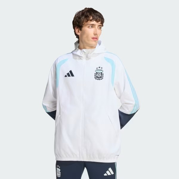 adidas Argentina Tiro 16 Mens All Weather Jacket JY7016 Asian Size