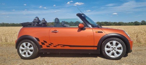 MK1 Mini Cooper Convertable Chili 1.6 10 mth MOT FSH Orange VGC ULEZ - Picture 2 of 20