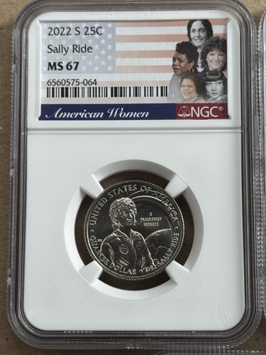 2022-S Complete 5 Quarter Set MS67 NGC - Picture 6 of 7