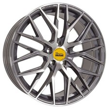 1x MAM WHEELS MAM RS4 palladium front polished 8.0Jx18 5x112 ET45