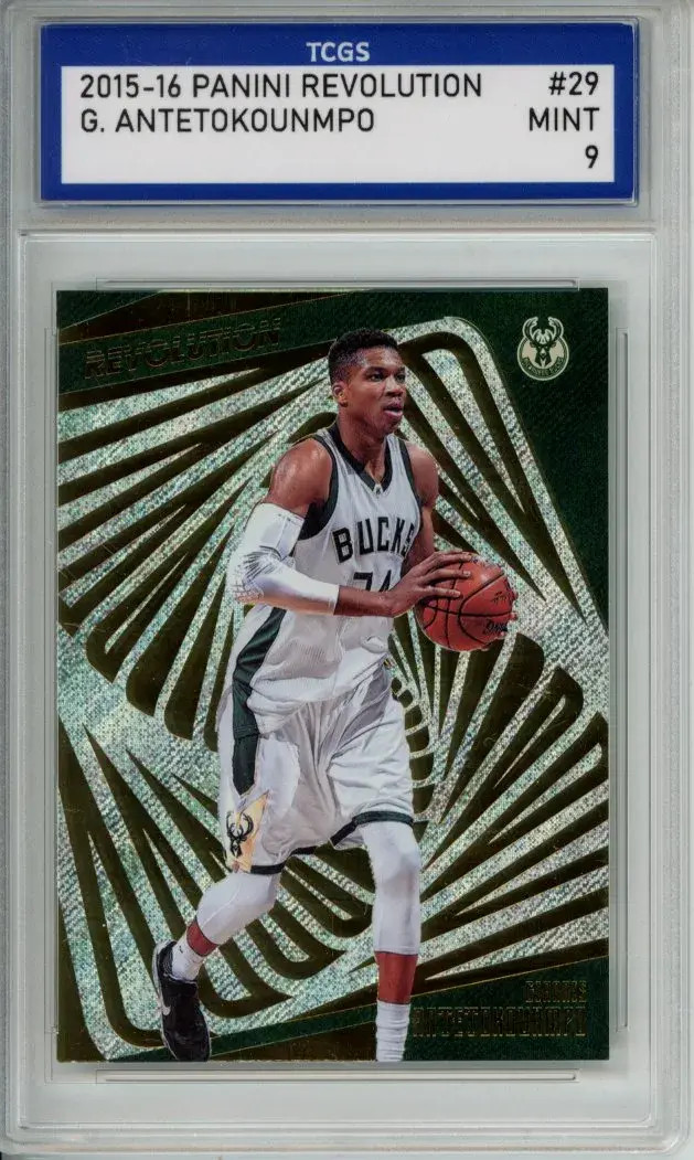 2015-16 PANINI REVOLUTION #29 GIANNIS ANTETOKOUNMPO TCGS MINT 9 N1 AL42