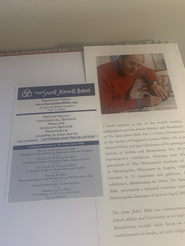 SAINT JOHNS BIBEL PSALMEN HARDCOVER BUCH VON DONALD JACKSON 2006 SEHR GUTER ZUSTAND SAUBER - Bild 11 von 14