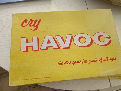 Vintage 1971 Cry Havoc Board Game Dice Game Kontrell