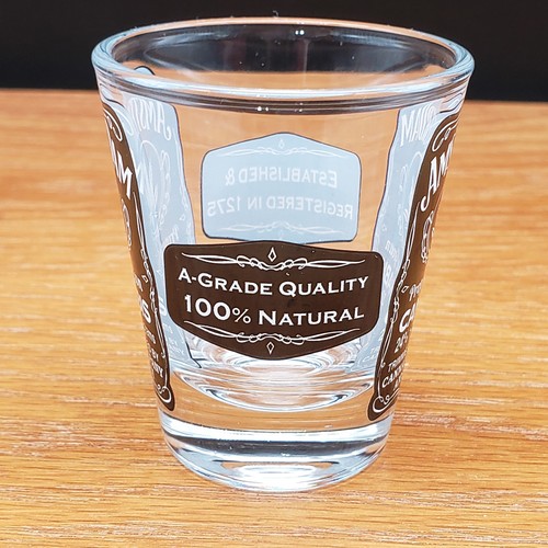Amsterdam Cannabis Shot Glass | Souvenir Barware 2.25” Weed Leaf Logo - Picture 4 of 7