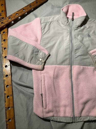 The North Face Jacket Youth Girls Large Pink Polartec Fleece Full Zip Outdoor - Picture 7 of 15