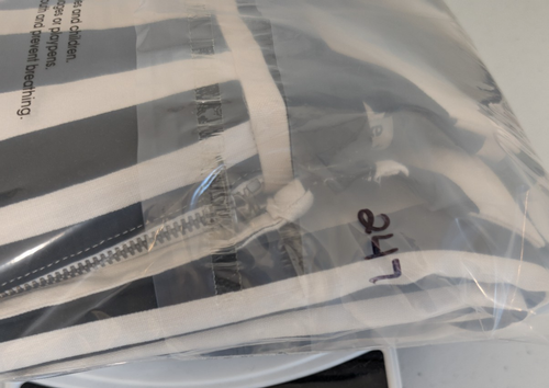 Alice + Olivia Hose weites Bein Damen 10 schwarz-weiß gestreift Leinen - Bild 12 von 12