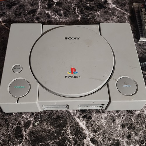 Sony PlayStation PS1 Console SCPH-9001 Tested w/ Controller Cables & 4 Games - Picture 3 of 21