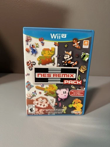 NES Remix Pack (Nintendo Wii U, 2014) - Disc And  Case Tested Working Clean