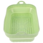 Air Fryer Silicone Pot Reusable Silicone Air Fryer Liner Foldable Double Handle