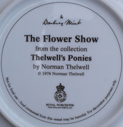 ROYAL WORCESTER - THELWELL’S PONIES - SELECTION OF DANBURY MINT PLATES. - Picture 45 of 64