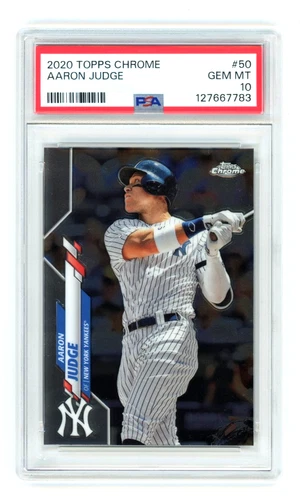 Aaron Judge 2020 Topps Chrome #50 PSA 10 Gem MT