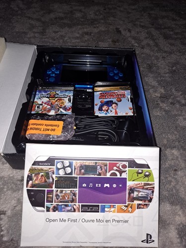 Sony PSP-3000 Vibrant Blue Handheld-Konsole Invizimals Version CIB + Zubehör - Bild 3 von 15