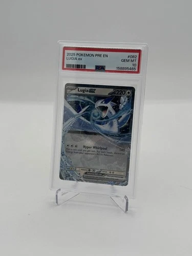 PRE EN-PRISMATIC EVOLUTIONS #082 LUGIA EX PSA 10 MINT Pokémon TCG