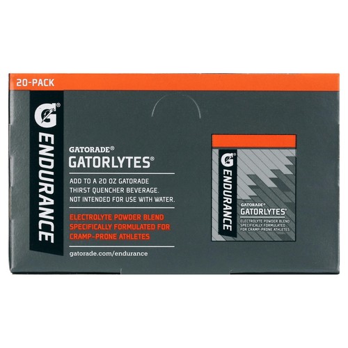 Gatorade Endurance Gatorlytes Pulver, Geschmacksneutral, 0,12 Unzen Beutel, 20 Stück - Bild 4 von 11