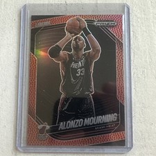 2024-25 Panini Prizm Black #284 Alonzo Mourning BKB /225