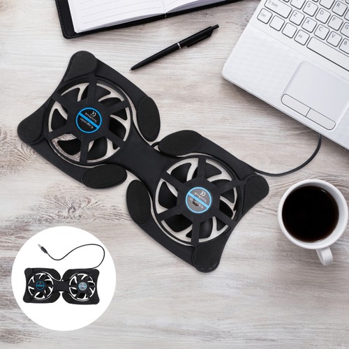 Notebook Cooler Laptop Usb Cooling Fan Office Travel Tray for Computer - 第 4/12 張圖片