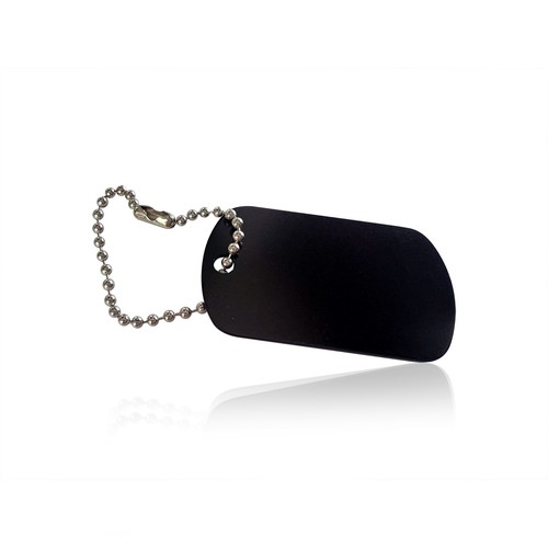 Side F-105 GI Dog Tag Aluminum Keychain with Custom Engraving - Foto 2 di 14