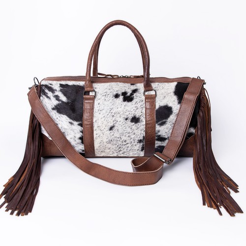 AD ADBG1095 American Darling Duffel Hair-On Genuine Leather women bag western - Picture 2 of 6