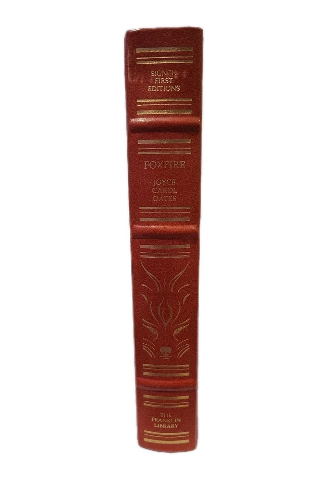 Franklin Library Foxfire LIKE NEW Joyce Carol Oates Leather Signed 1st Edition - Image 3 of 4