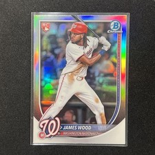 James Wood Red Rookie Variation - 2025 Bowman Chrome #29 Nationals RC