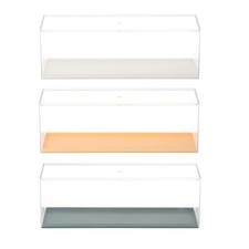 Figure Display Storage Figures Display Stand Dustproof Detachable Shelves