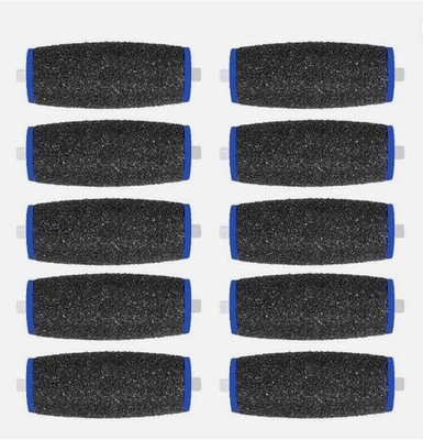 10 Pack Extra Coarse Replacement Rollers for Amope Pedi refills