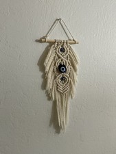 Handmade Macrame Woven Wall Hanging Tapestry Bohemian Boho Chic Home Art Decor.