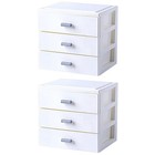  2 Count Kunststoffschubladen -Lagerorganisator Sundies -Aufbewahrung