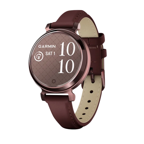 Garmin Lily 2 Classic, bronze foncé avec bracelet cuir mûrier (010-02839-03) * - Photo 1 sur 8
