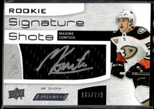 2018-19 UD Engrained Rc Signature Shots Maxime Comtois 165/249 #RSS-MC SM@JFC1