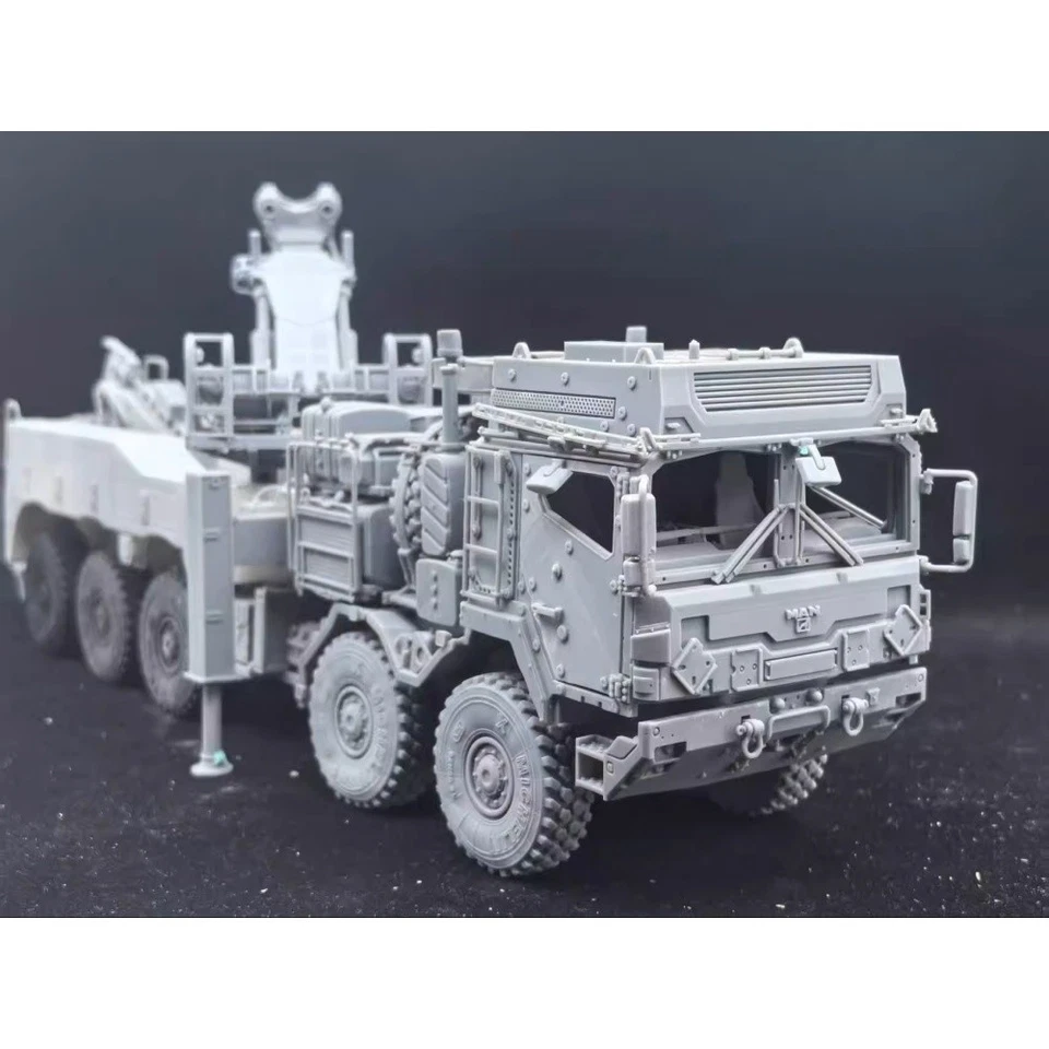 1/35 German Rheinmetall MAN HX-45M 10×10 Military Recovery Vehicle Unpainted Kit - Image 4 of 4