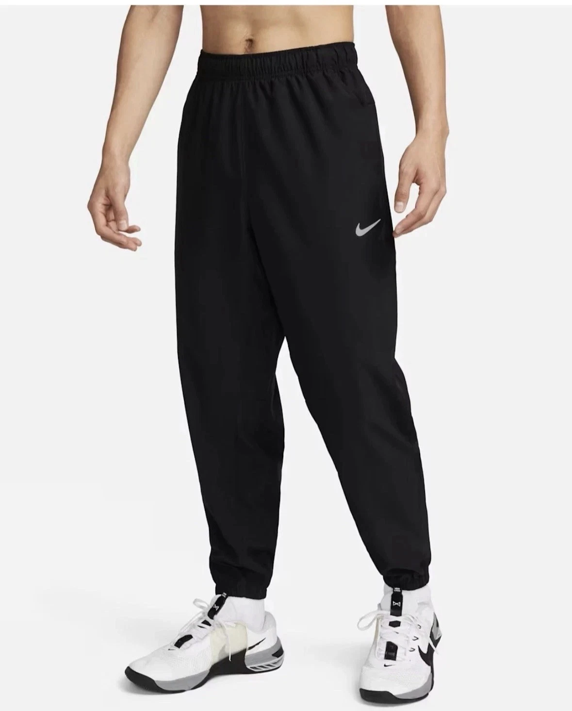 NEW Nike Form Men's Dri-FIT Tapered Versatile Pants Black Size S (FB7497-010)