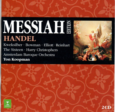 2 CDs Handel MESSIAH Koopman Kweksilber Bowman Elliott | excellent (C8092)