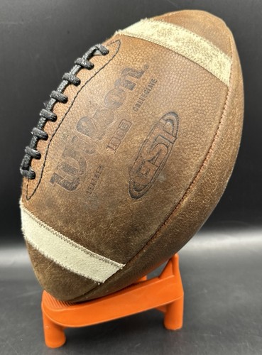 Wilson NCAA WTF1003 GST Leather Collegiate Football Ball USA White Bear MN - Picture 2 of 23