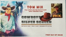 BDAOCITW KSC Cachets 4447 Tom Mix Cowboys of the Silver Screen 
