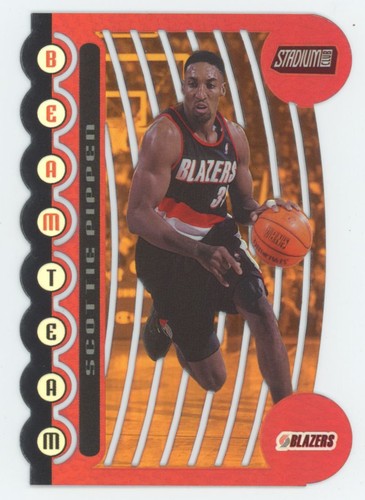 2000-01 Stadium Club Scottie Pippen Beam Team Die Cut /500 #BT19