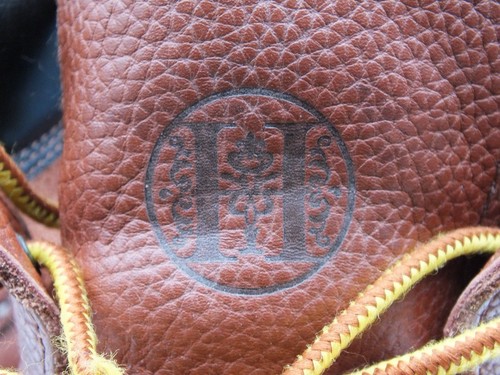 Handmen Men's Soft Toe Leather 6" Work Boots Style DG303 Tan Sz 11 US/10 UK - Picture 8 of 11